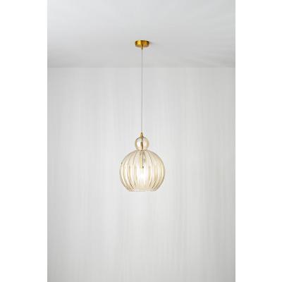 SOSPENSIONE IN VETRO COL.COGNAC